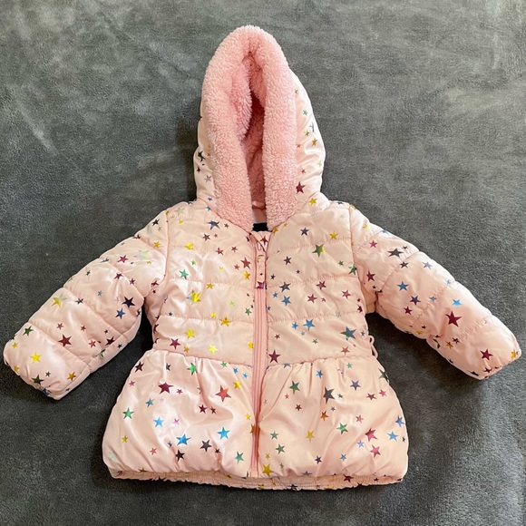 Rothschild Jackets & Coats Rothschild Toddler Pink Star Coat Poshmark